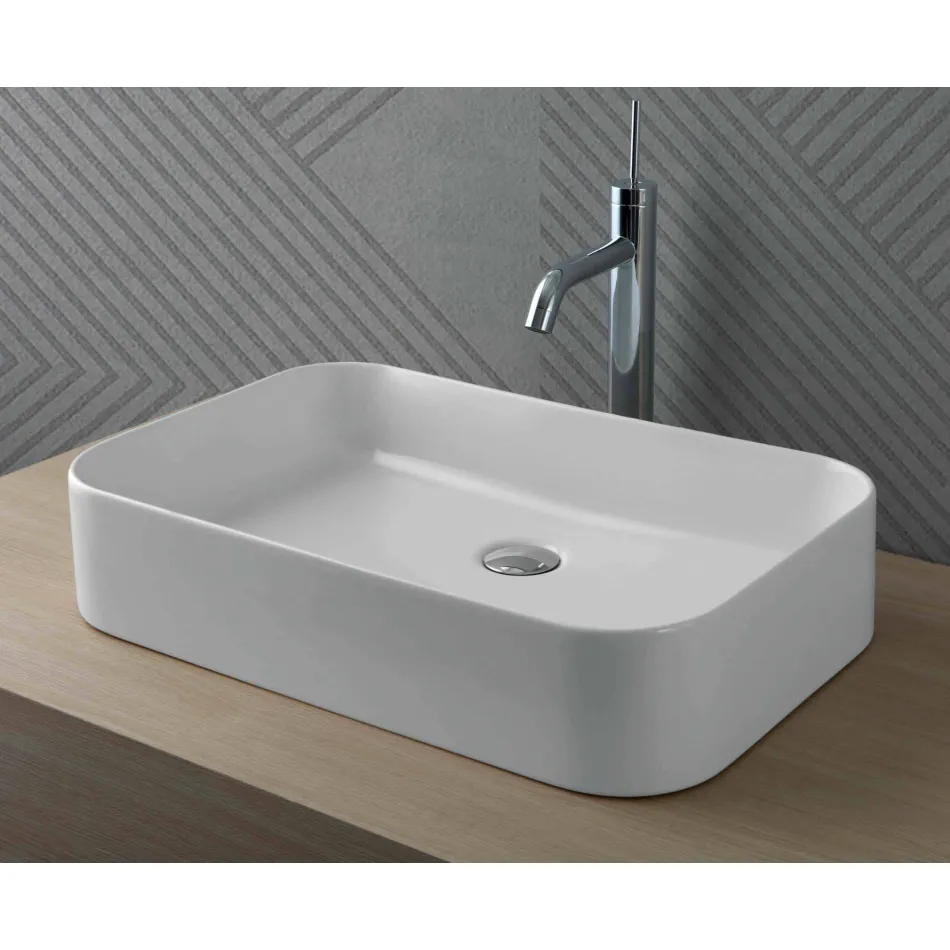 Lavabo de diseño de cerámica Made in Italy Leivi viadurini