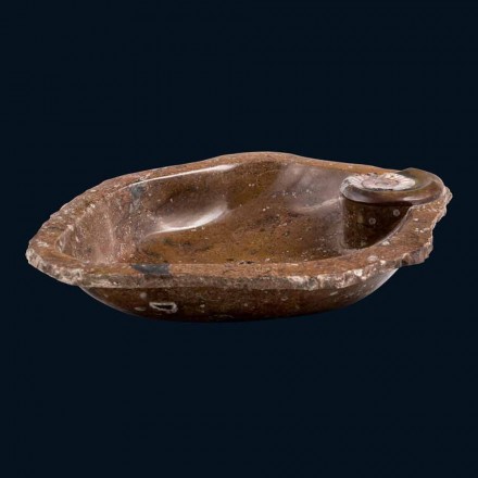 diseño de lavabo de mármol empotrado / apoyo Samir, de una sola pieza viadurini