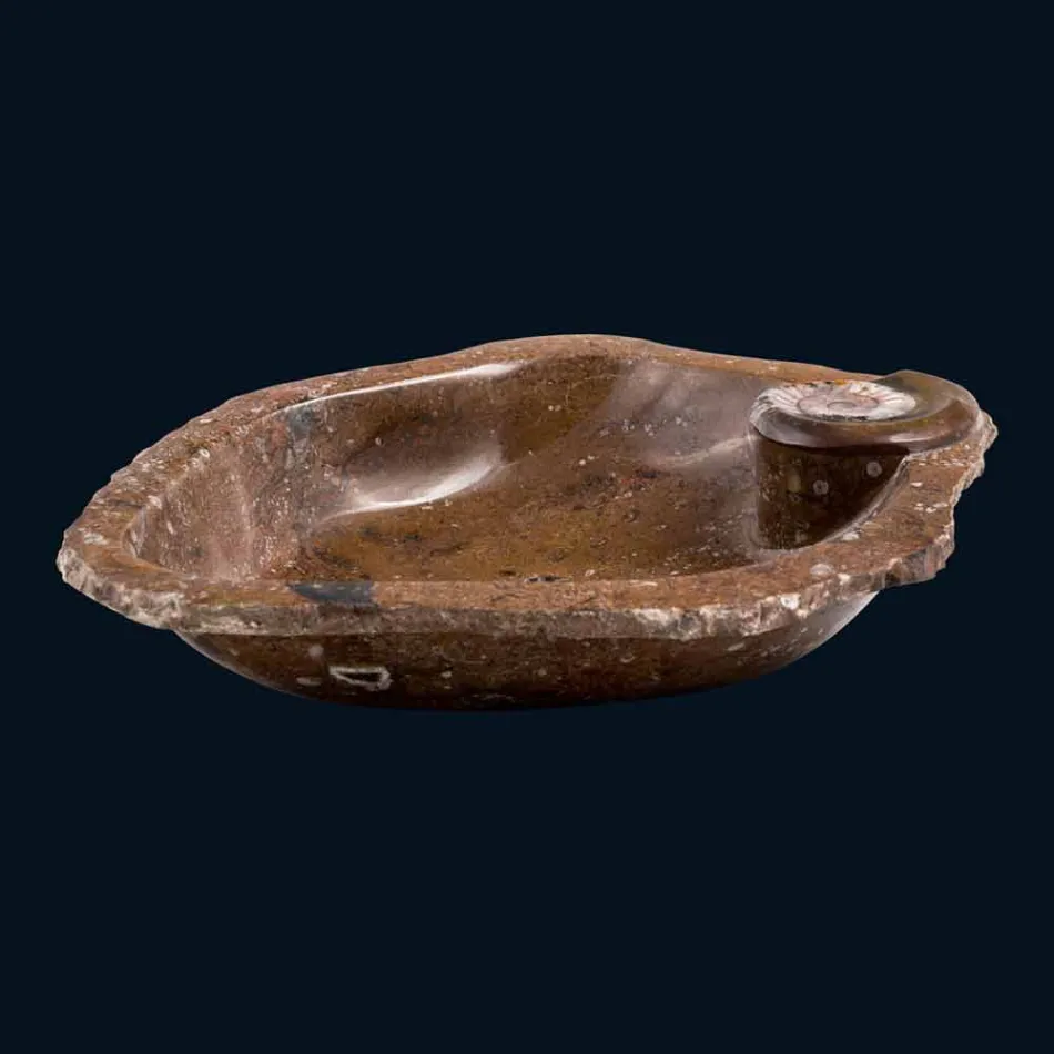 diseño de lavabo de mármol empotrado / apoyo Samir, de una sola pieza viadurini