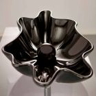 Lavabo de cerámica negro de encimera de diseño moderno fabricado en Italia Rayan viadurini