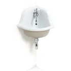 Lavabo de esquina independiente de cerámica de color moderno 42 cm - Angelino viadurini