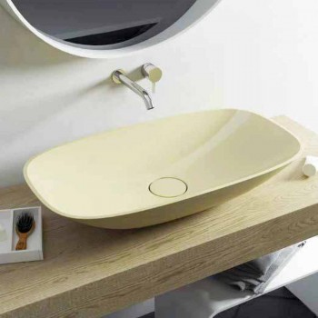 Fregadero de baño de diseño moderno hecho en Italia Taormina Big