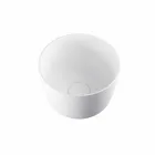 Lavabo de pie independiente circular producido en Italia, Lallio viadurini