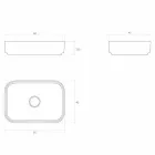 Lavabo de pie moderno de colores hecho en Italia, Formicola viadurini