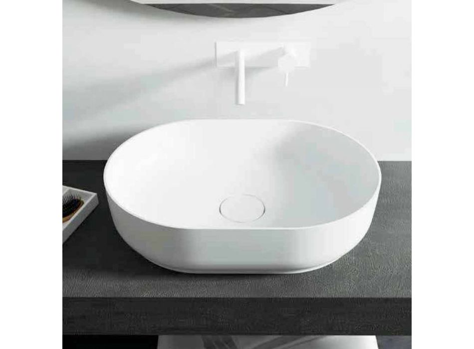 Lavabo de diseño de baño independiente hecho en Italia Dalmine Medium viadurini