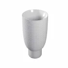 Lavabo de pie en cerámica blanca o coloreado Trabia viadurini