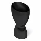 Lavabo de cerámica moderno hecho en Italia, Basile viadurini