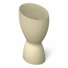 Lavabo de cerámica moderno hecho en Italia, Basile viadurini