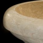 Lavabo sobre encimera de mármol de diseño Tito, pieza única viadurini