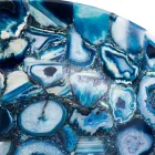 Lavabo sobre encimera de piedra ágata Sasha, pieza única hecha a mano viadurini