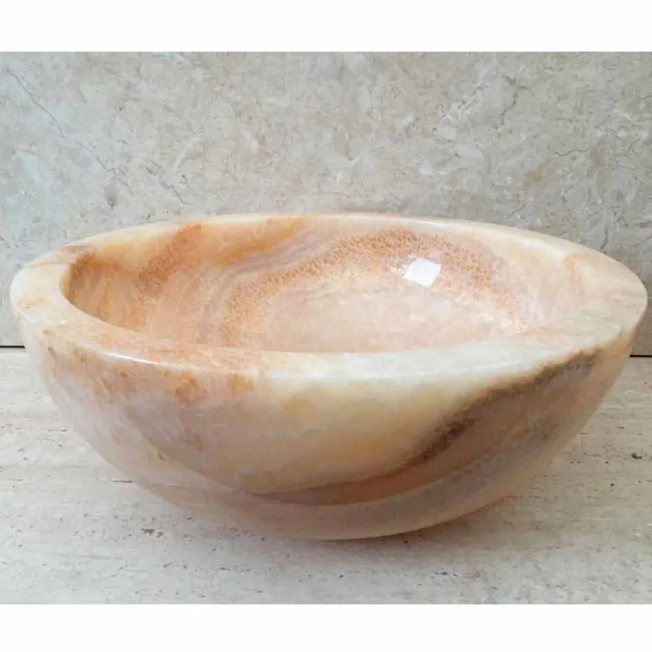 Ana design lavabo de piedra natural en diseño, hecho a mano viadurini