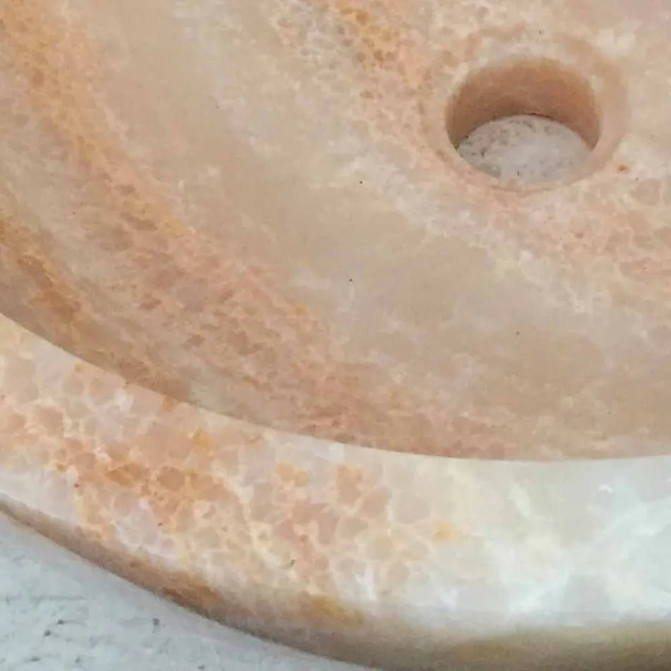 Ana design lavabo de piedra natural en diseño, hecho a mano viadurini