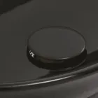 Lavabo sobre encimera ovalado de cerámica de color brillante Made in Italy - Nelly viadurini