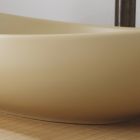Lavabo sobre encimera ovalado de cerámica brillante Made in Italy - Jumper viadurini