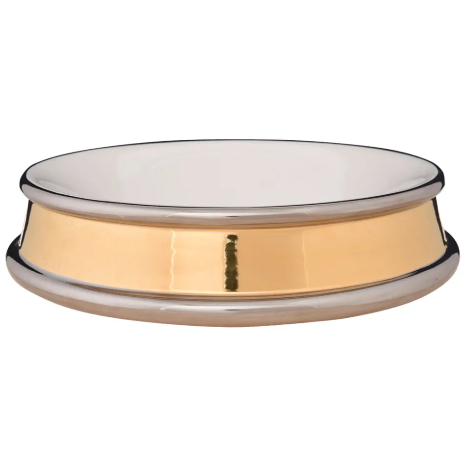 Lavabo semiencastrado de diseño en arcilla refractaria pintada a mano y producida en Italia, Manilo viadurini