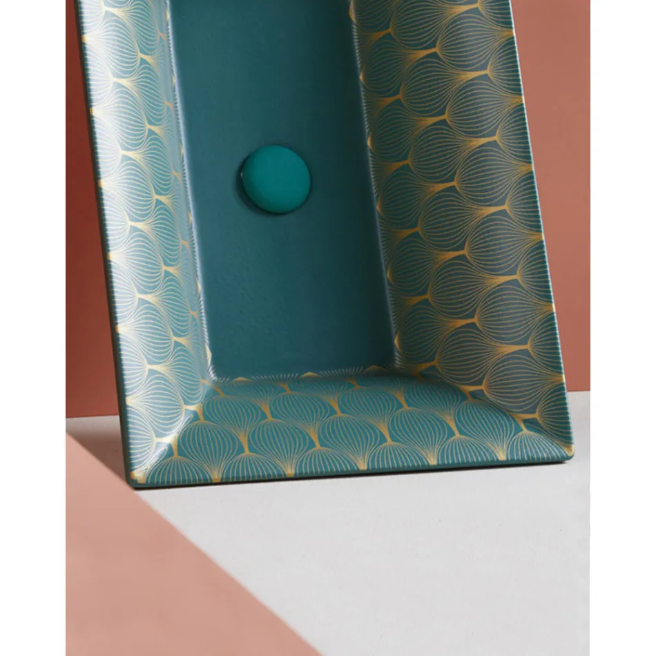 Lavabo semiencastrado en Fire Clay de Diferentes Acabados Made in Italy - Ultima viadurini