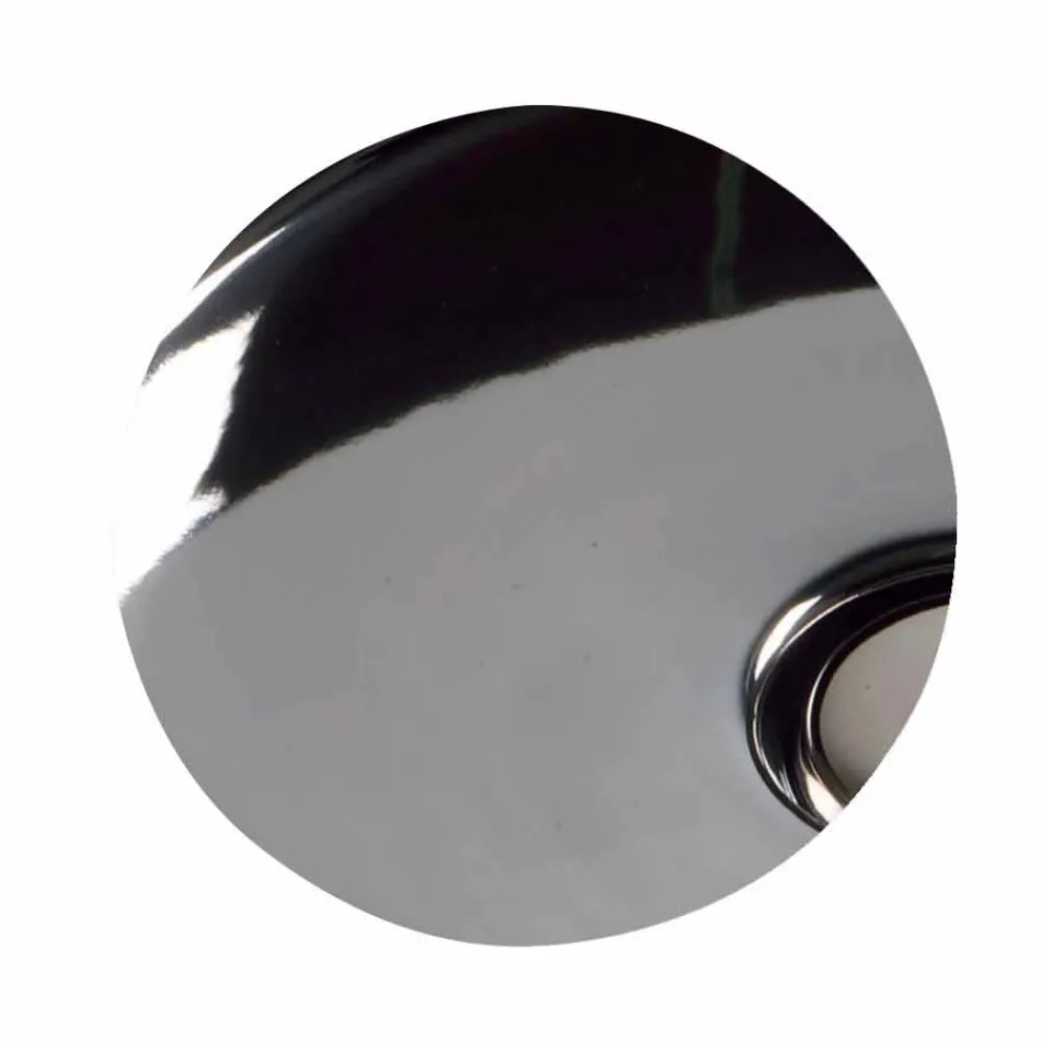 Lavabo de cerámica de pared de diseño moderno Sun 120x45 cm made in Italy viadurini