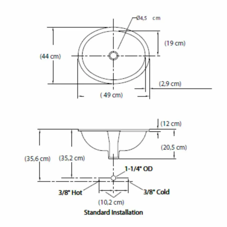 Lavabo bajo encimera barroco en arcilla fuego y platino hecho en Italia, Egeo viadurini