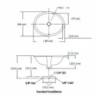 Fregadero bajo encimera en arcilla de fuego y oro hecho a mano en Italia, Egeo viadurini