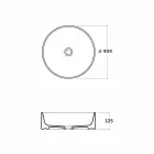 Lavabo redondo de 40 cm en color blanco o cerámica coloreada Leivi viadurini