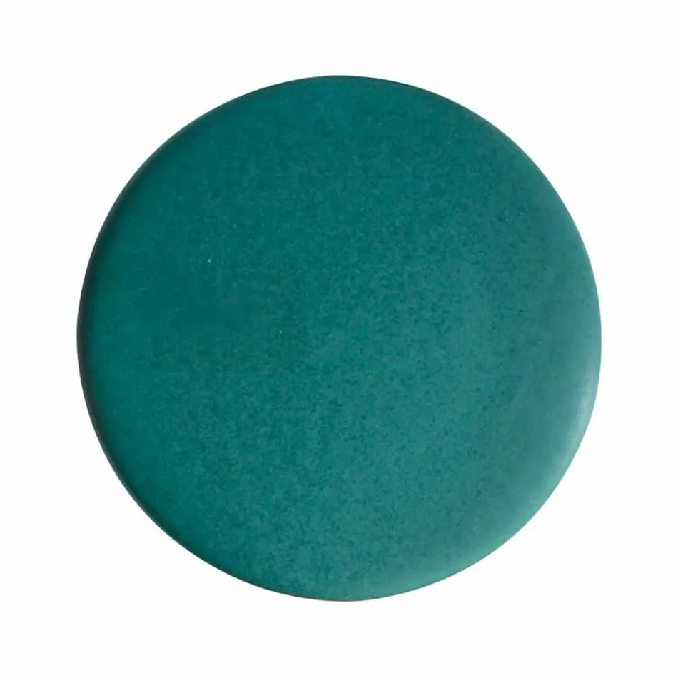 Sun Circle redondo lavabo de cerámica con un diámetro de 40 cm viadurini