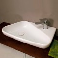 Lavabo sobre encimera / diseño de cerámica made in Italy Sheyla