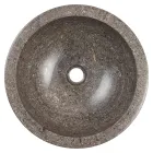 Fregadero sobre encimera circular en mármol hecho a mano, Bucine viadurini