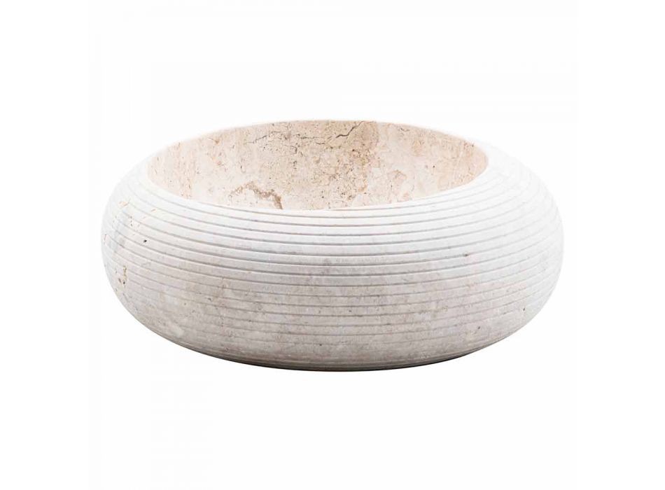 Lavabo sobre encimera de mármol de diseño moderno - Buraimi viadurini