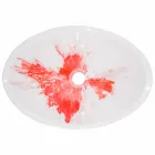 Fregadero moderno de resina blanca - Marcedusa viadurini