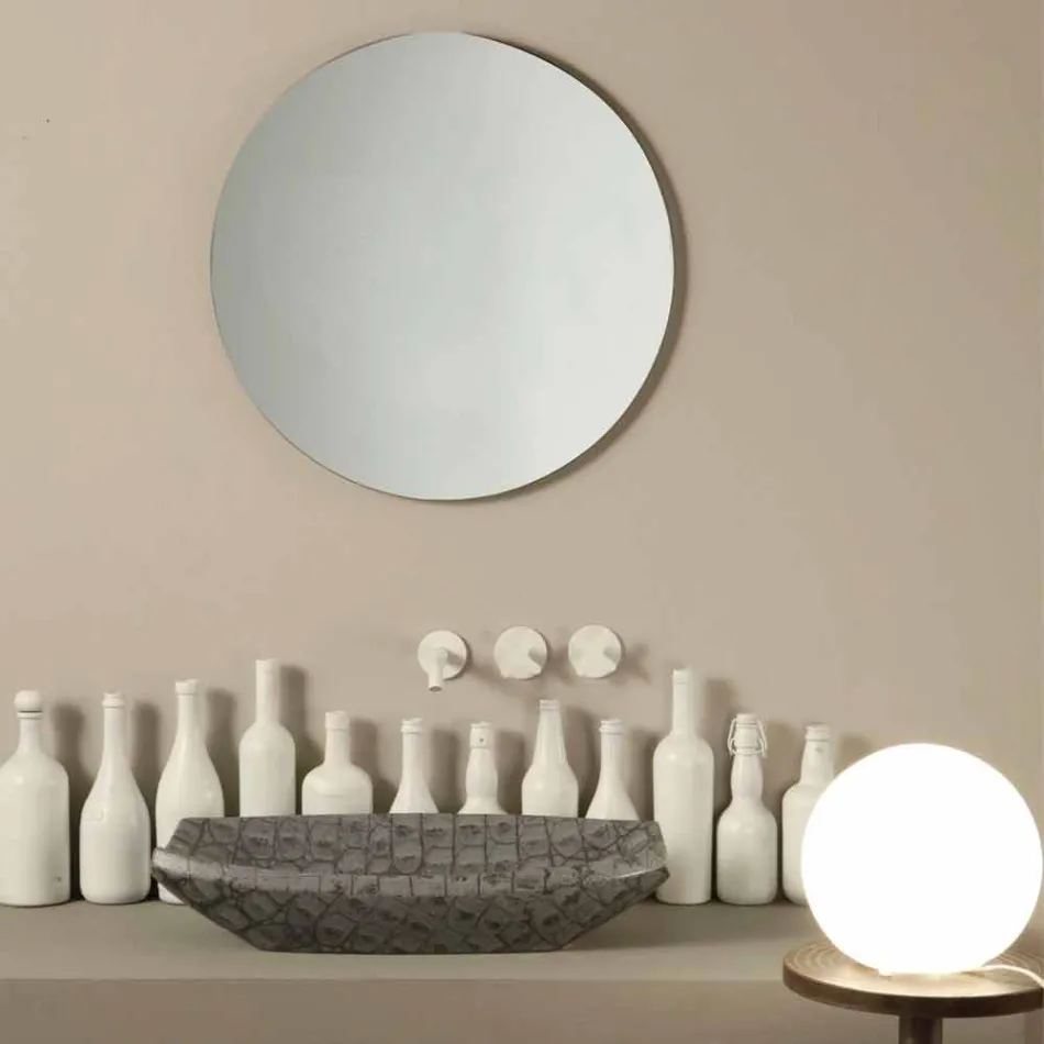 Lavabo de cerámica Laura design made in Italy viadurini