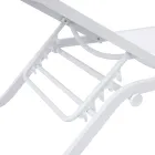 Tumbona de exterior Solaya 194x65 cm en aluminio y textileno viadurini