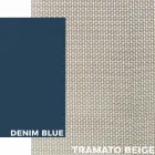 Tumbona de exterior en aluminio con ruedas y reposabrazos Diseño moderno - Carmine viadurini