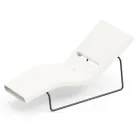 Tumbona de jardín en polietileno de diferentes colores con soporte metálico - Bollo viadurini