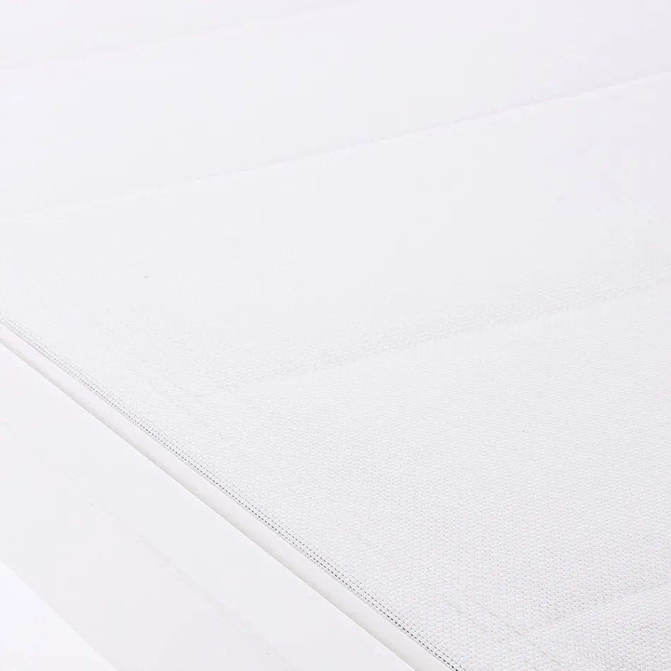 Tumbona de Jardín Moderna en Aluminio con Ruedas para Exterior - Franz viadurini