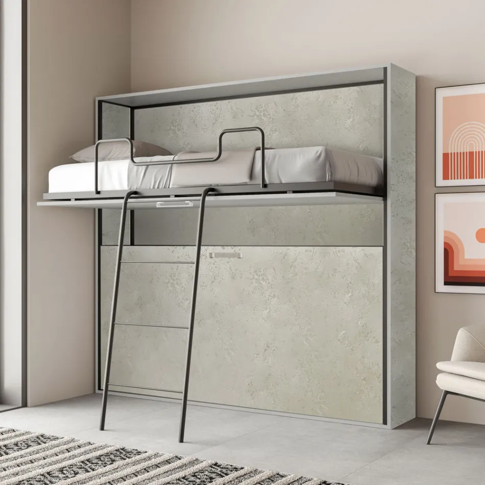 Litera plegable horizontal fabricada en Italia - Colaborativa viadurini