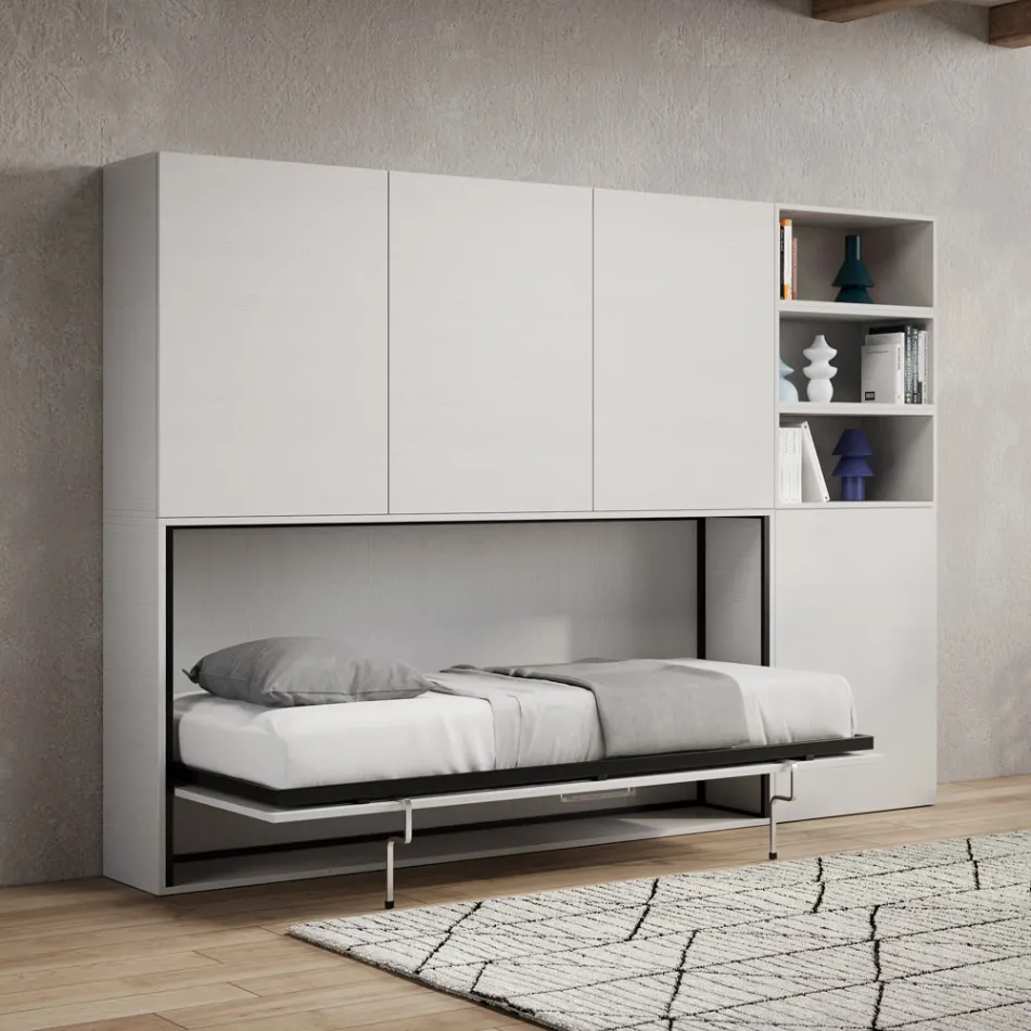 Cama plegable individual en diferentes composiciones - Colaborativo viadurini