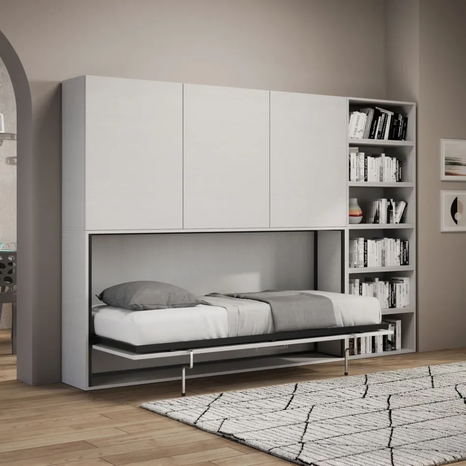 Cama plegable individual en diferentes composiciones - Colaborativo viadurini