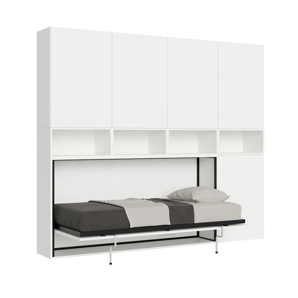 Cama plegable individual en diferentes composiciones - Colaborativo viadurini