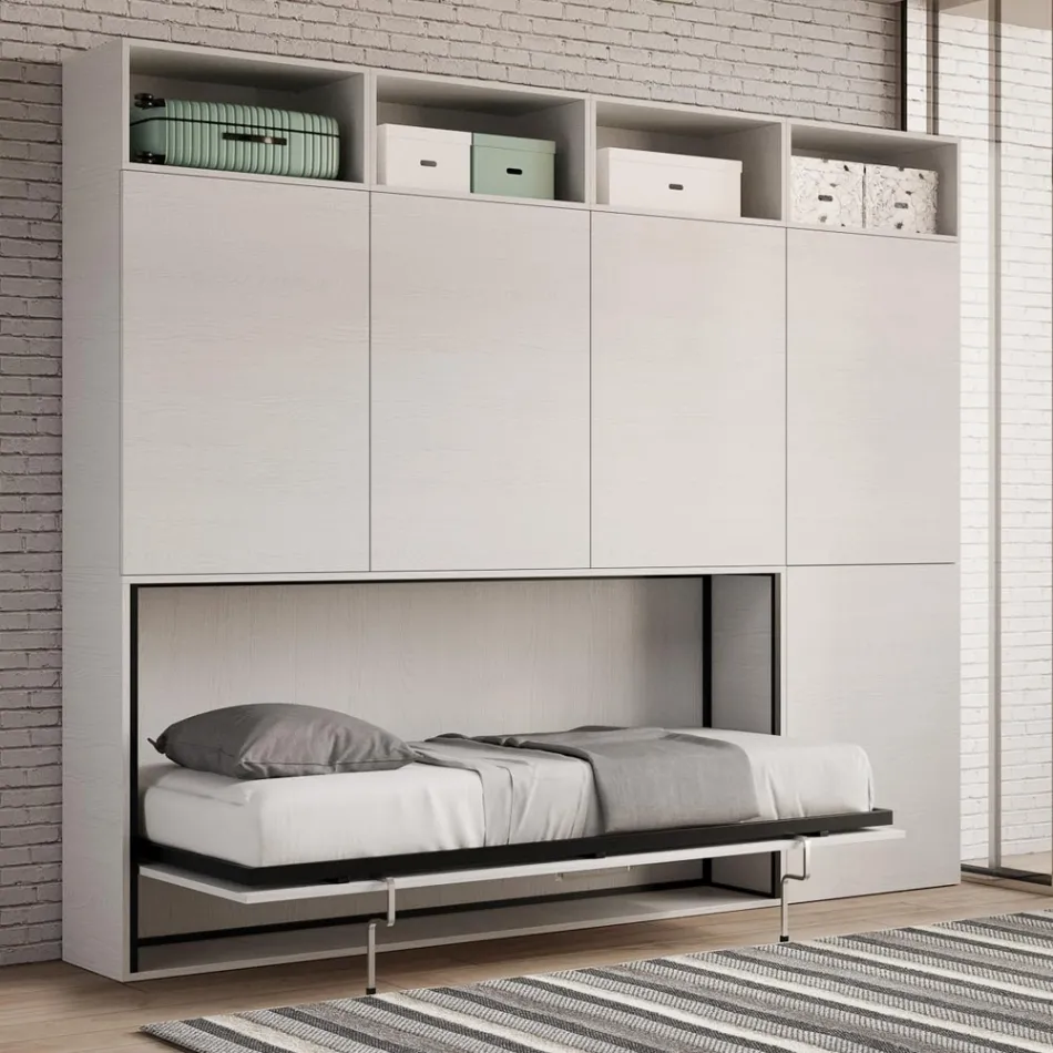 Cama plegable individual en diferentes composiciones - Colaborativo viadurini