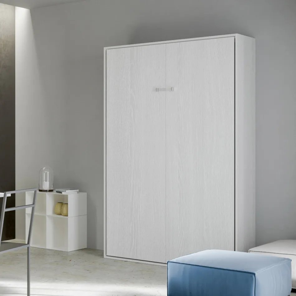 Cama Queen Size con cama abatible vertical en diferentes acabados - Magicompare viadurini