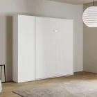 Cama francesa plegable vertical con columna - Magicompare viadurini