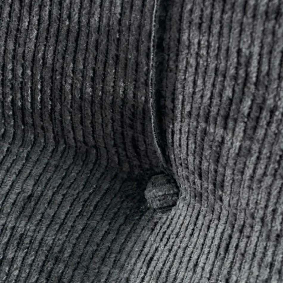 Cama de matrimonio 160x190 con cordones verticales en relieve - Mask viadurini