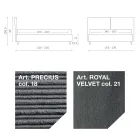 Cama de matrimonio 160x190 con relleno en forma de cojín - Brezze viadurini