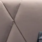 Cama de matrimonio 160x190 con acolchado geométrico - Ciottolino viadurini