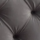 Cama de matrimonio 160x190 con cabecero alto y acolchado Made in Italy - Sallie viadurini