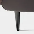 Cama de matrimonio 160x190 con cabecero alto y acolchado Made in Italy - Sallie viadurini