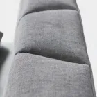 Cama de Matrimonio 160x190 con Acolchado de Curvas Cruzadas - Girasol viadurini