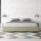 Cama doble de 200x200 cm con funda de microfibra, fabricada en Italia - Athlete viadurini