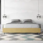 Cama doble de 200x200 cm con funda de microfibra, fabricada en Italia - Athlete viadurini