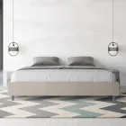 Cama doble de 200x200 cm con funda de microfibra, fabricada en Italia - Athlete viadurini